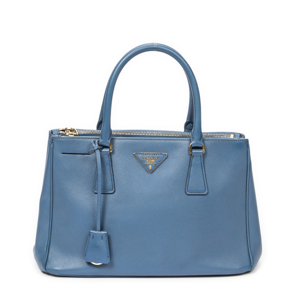 Prada Small Double Zip Galleria Tote - Picture 1 of 10